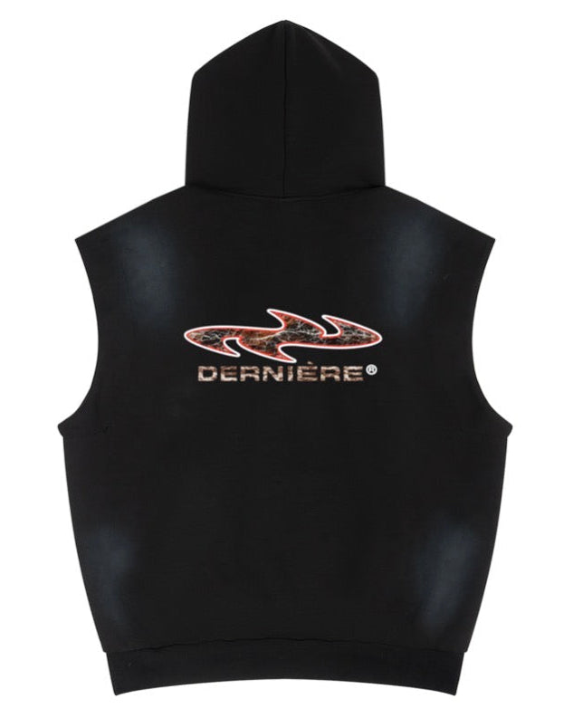 "MIDNIGHT" SLEEVELESS HOODIE